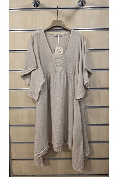 Park Moda Κοντό λινό φόρεμα