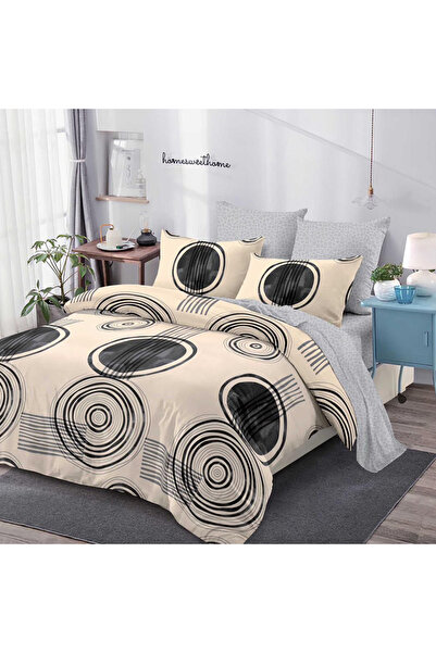 Pucioasa Bed linen for double bed 2 people, Pucioasa, SDP, from Finet, 6 piec...