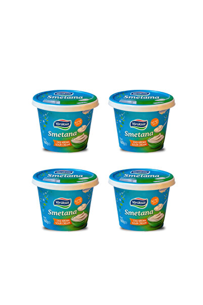 YÖRÜK SÜT Smetana 180 GR Ekşi Krema ( 4 lü Paket )