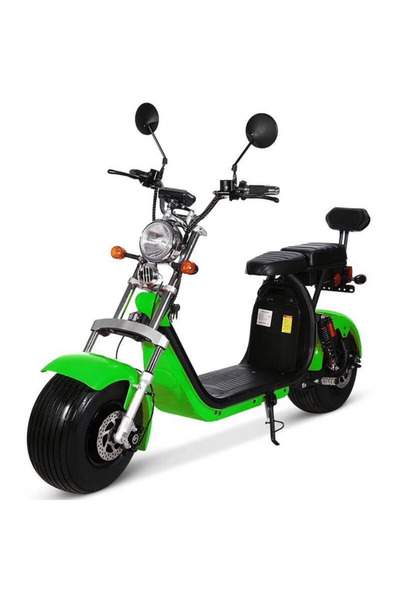 OEM Ηλεκτρικό σκούτερ, κινητήρας 1500W, μπαταρία 20Ah 60W JRH, 2 θέσεις, πράσ...