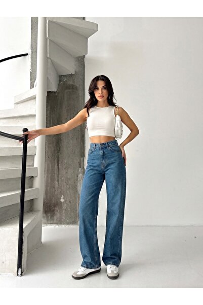 KENE JEANS ΓΥΝΑΙΚΕΙΟ ΨΗΛΟΜΕΣΟ ΤΖΙΝ ΠΑΝΤΕΛΟΝΙ ΣΤΥΛ BOYFRIEND ΜΕ ΦΑΡΔΙΑ ΜΠΟΥΤΟΥ...