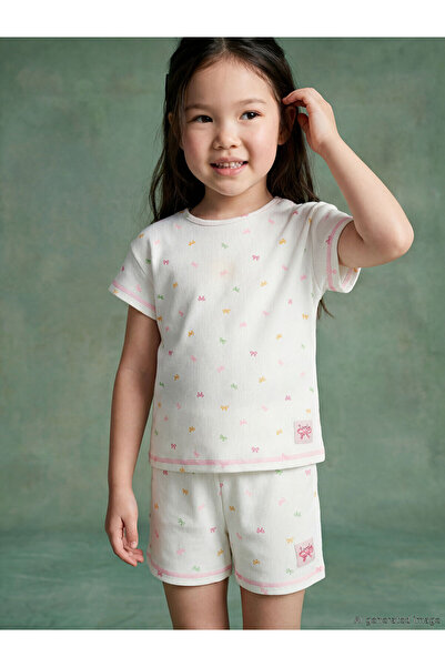 LC Waikiki Vizyon New Season Crew Neck Printed Girls' T-Shirt