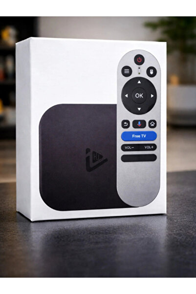 CaseTechnoo Android TV Box 4K Ultra HD – Free TV Tuşlu Akıllı TV Kutusu, WiFi...