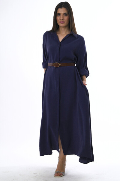 ABBRA Γυναίκες Ζώνη li Με λεπτομέρεια τσέπης Μοντάλ Πουκαμισοφόρεμα