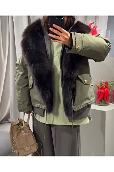 ALUXERA Studio Store Πολυτελές γούνινο μπουφάν με αποσπώμενο γιακά - ALUXERA