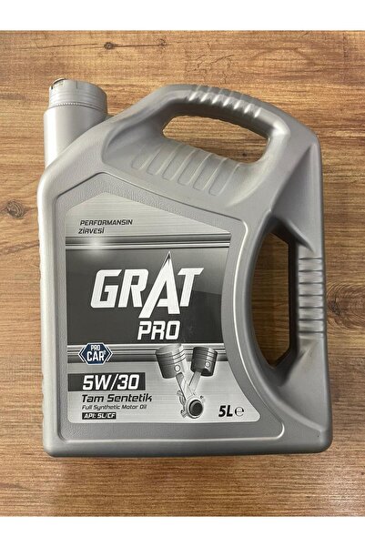 GRAT MOTOR YAĞI 5 LİTRE 5W30 TAM SENTETİK API SL / CF