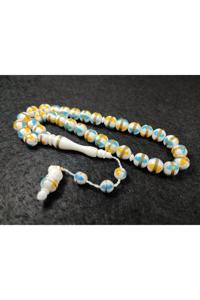 İskeçe Tesbih Κεντημένο σπειροειδές κόκαλο καμήλας από τον Ισκέσελ Τζεμίλ Ουσ...