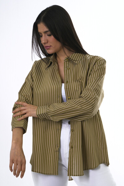 ABBRA Γυναικείο πουκάμισο με σάλι