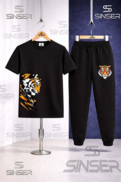 SS SİNSER Παιδικό Σετ Φόρμας με Στάμπα ΚΕΦΑΛΙ ΤΙΓΡΗΣ ΣΑΓ ΜΠΑΚΑΝ
