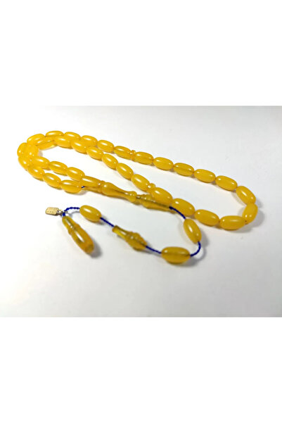 İskeçe Tesbih Ayhan Turan Usta İşi İmzalı 0.6 Milim Διαφανές Κεχριμπάρι Συμπι...