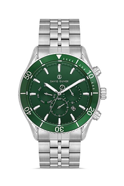 DAVID GUNER Inside Green Men's Wristwatch