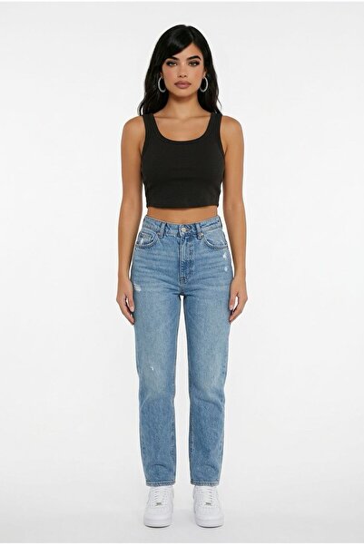 Bynkcl Wide Collar Sponge Short Undershirt