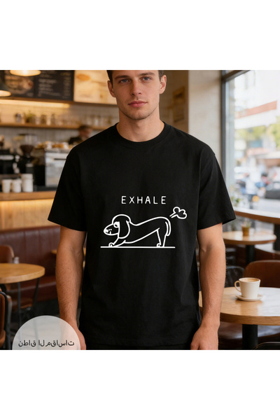 Arabest Men's Pure Cotton 264g T-Shirt, Double-Sided Heat Transfer Print, Box...