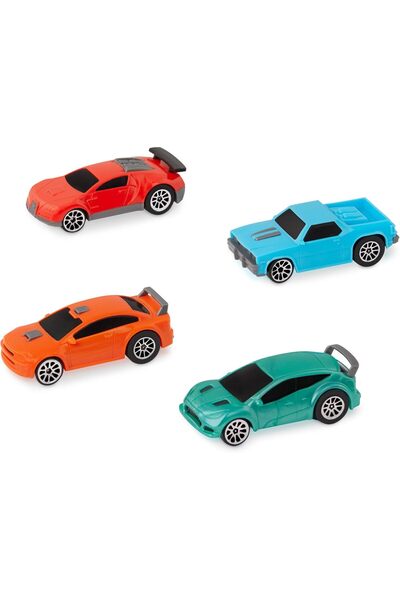 Driven by Battat Pull Back Stock Cars Bliss 4-Pack