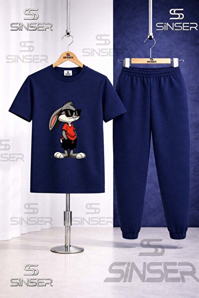 SS SİNSER Παιδικό σετ φόρμας με στάμπα GZLK BOKSBONY