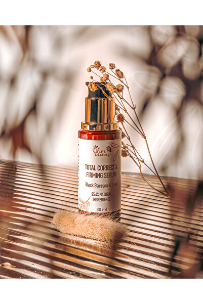 Olive Auras Total Correct & Firming Serum 95% Natural Ingredients Face Foaming Serum 30ml