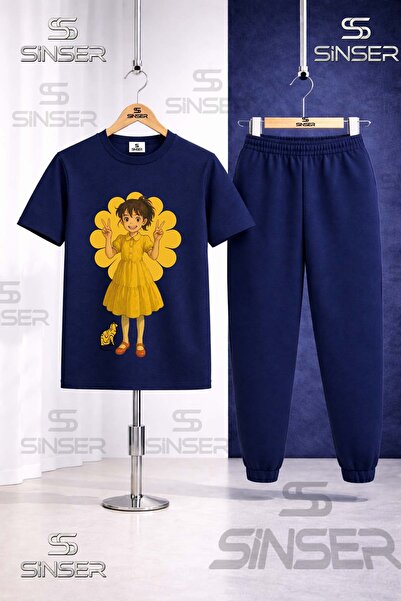 SS SİNSER Παιδικό σετ φόρμας με στάμπα HVN GIRL ANIME
