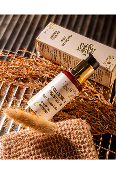 Olive Auras Total Correct & Firming Serum 95% Natural Ingredients Face Foaming Serum 30ml