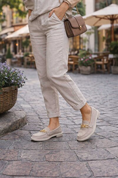 POTEEN Γυναικεία παπούτσια Godi Loafer Suede με μαλακή σόλα, ελαφριά ανατομικ...