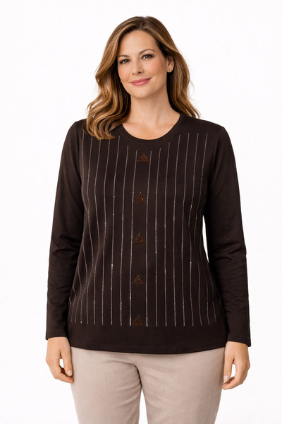 Mutlu City Women's Middle Age and Above High Quality Patterned Mother Combed ...