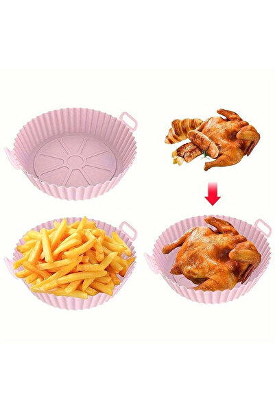 OEM Farfurie Silicon Reutilizabila pentru Friteuza cu Aer Cald - Inlocuitor p...