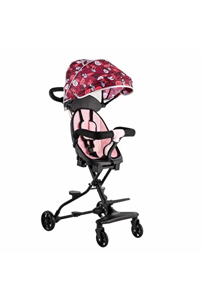 OEM Πτυσσόμενο καρότσι, Sport, ροζ, Με αφαιρούμενο κάλυμμα προστασίας από την...