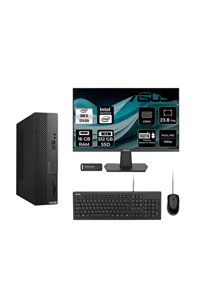ASUS Expertcenter D500SE i5 13400 16GB RAM 512GB SSD 23.8" FHD FreeDOS D500I5...