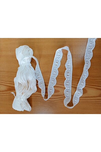 DANTELİM Voile Fisto Lace Guipure - 8 Meters.