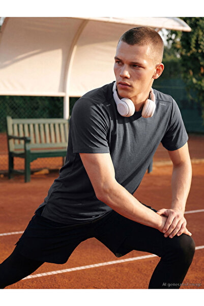 LC Waikiki Esvab • Modern & Distinctive Zero Roba Collar Men's Sports T-Shirt