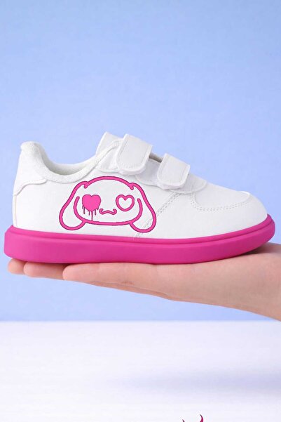 amazoondesing Κοριτσίστικα χαριτωμένα παιδικά αθλητικά παπούτσια με ροζ σχέδι...