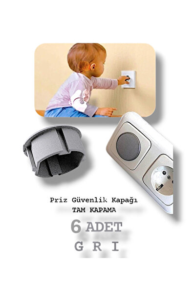Salıncak Priz Kapağı Tam Kapalı Çocuk Güvenliği Kapatıcı,Koruyucu 6 ADET