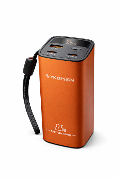 Bubitechh 20000mAh Taşınabilir Powerbank 22.5W Hızlı Şarj Dahili Kablolu