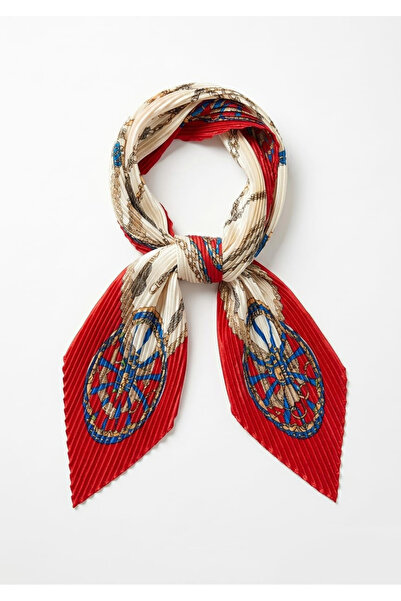 TAŞDELEN AVM Πλισέ Σατέν Μπαντάνα/Φουλάρι με Διάφορα Σχέδια