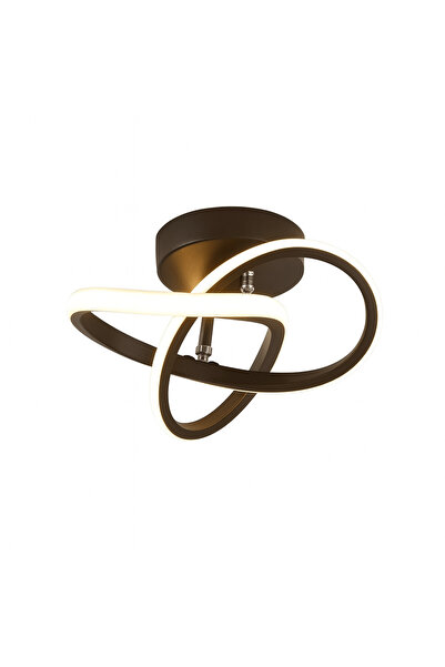 OEM Φωτιστικό LED 24W Infinity Alb, Περιλαμβάνεται LED, 2 πηγές φωτισμού, Φως...