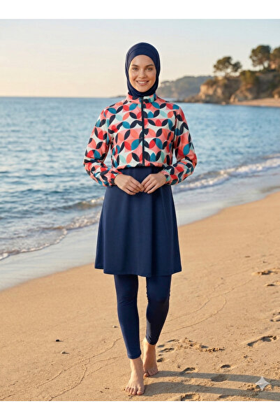 My-o Γυναικείο αφαιρούμενο σετ 4 τεμαχίων με κροπ τοπ, ολόκληρο καλυμμένο μαγ...