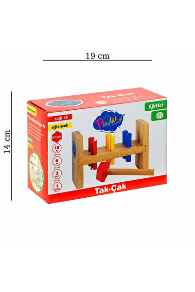 KESKİN SOUND Wooden Tic Tac Toe Toy