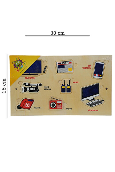 KESKİN SOUND Wooden Puzzle Communication Tools