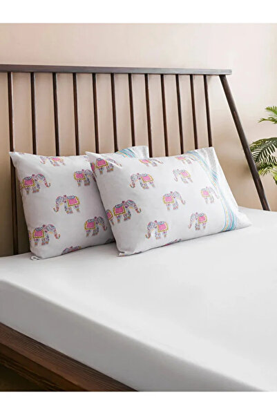 LC Waikiki Μαξιλαροθήκη με φιγούρα ελέφαντα, σετ 2 τεμαχίων, 50x70 εκ.