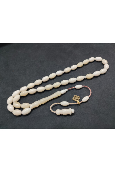 İskeçe Tesbih Hakan Kaya Usta Eseri El Boy Sülün İmame Ημι-κομμένο Κόκκαλο Φά...