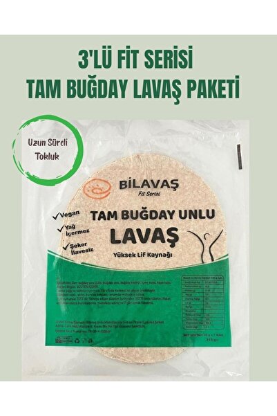 BİLAVAŞ TAM BUĞDAY LAVAŞ 3'LÜ PAKET