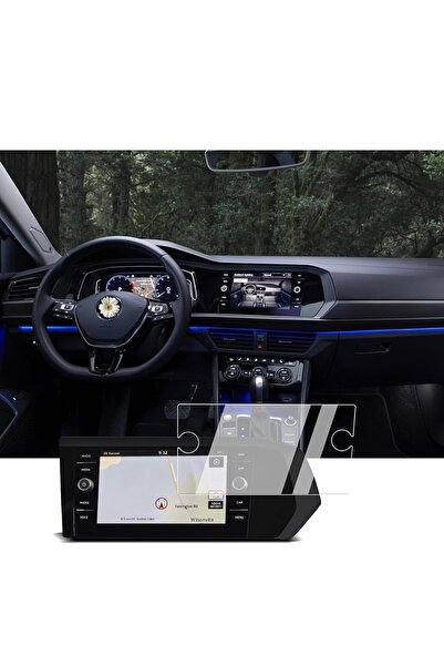 Glassmax VW Polo 2021-2024 Multimedya Ekran Koruyucu- Kırılmaz Şeffaf Nano Te...