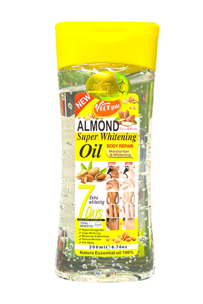 Veet Gold Almond Super Whitening Oil Body Repair 200ml
