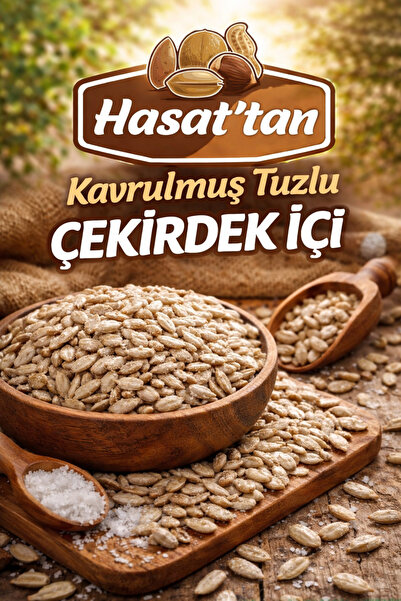HASATTAN ÇEKİRDEK İÇ TUZLU KAVRULMUŞ 500GR