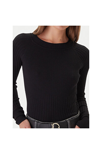 Patrizia Pepe pulover de damă negru 2K0337/K7S0-K103
