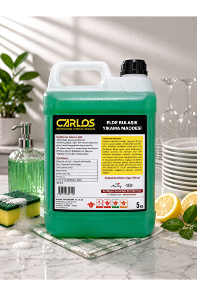 NOİX Elde Bulaşık Yıkama Deterjanı piril Carlos 5 KG