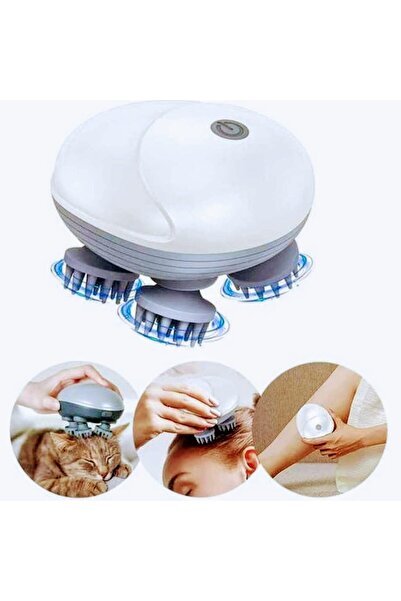 LİNALP Elektrikli Kafa Masaj Aleti Şarjlı Scalp Massager Saç Derisi Rahatlatı...