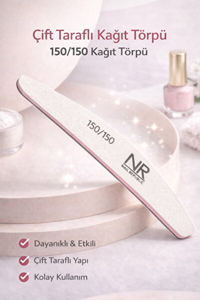 Nail Room NR Profosyonel 150/150 Kağıt törpü yarım ay (1adet)