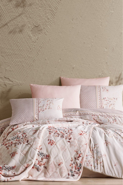 İyi Geceler İstanbul Σετ Παπλωματοθήκης με Διπλή Κουβέρτα Valeria Melanie Somon