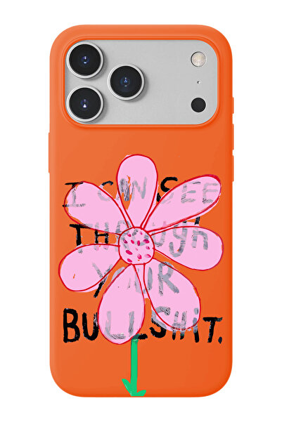 shoptocase iPhone 17 Pro Max Uyumlu Flowers Desenli İçi Süet Lansman Telefon ...