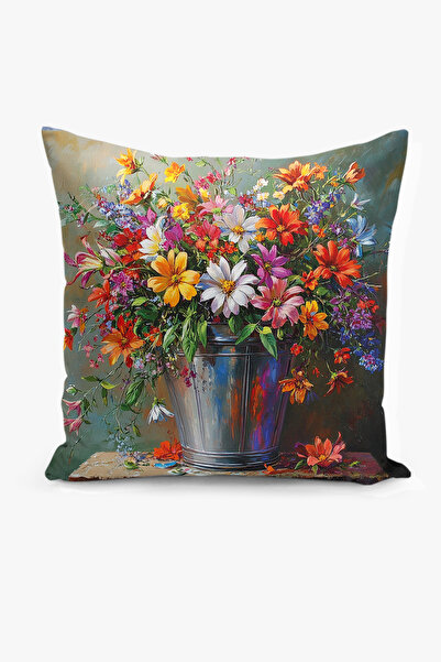 Filamente Κάλυμμα μαξιλαριού διπλής όψης με ψηφιακή εκτύπωση - Άνοιξη / Άνοιξ...